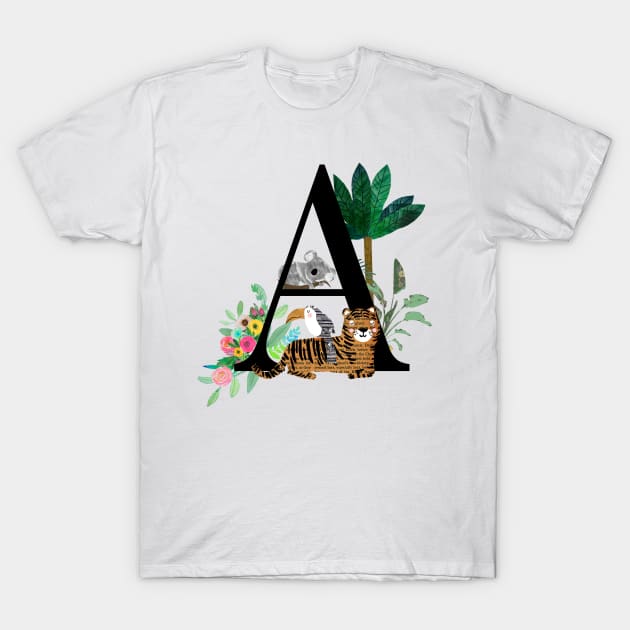 A Monogram Kids T-Shirt by GreenNest